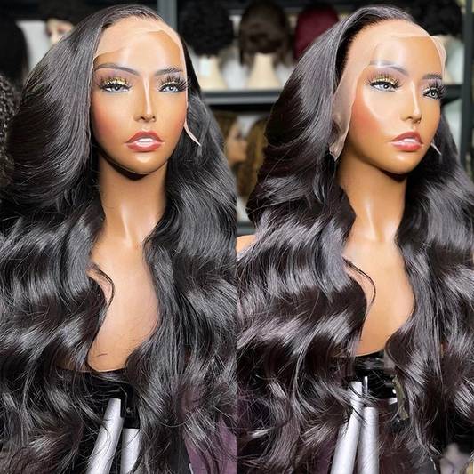 body wave wig 30 40 Inch 250 Density Raw Peruvian Hair Wig 360 Lace Frontal Wig 40 Inch Human Hair Full Lace Front Wig
